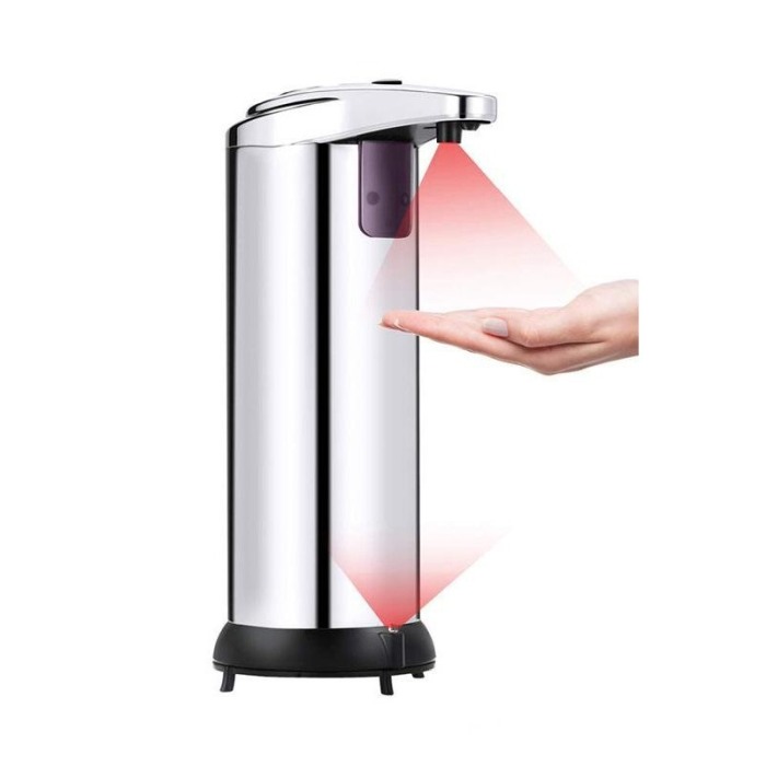 Dispenser sapun inteligent GreyChoiceautomat, fara contact,functioneaza cu baterii,cu infrarosu, capacitate 280,design modern,ot [6]