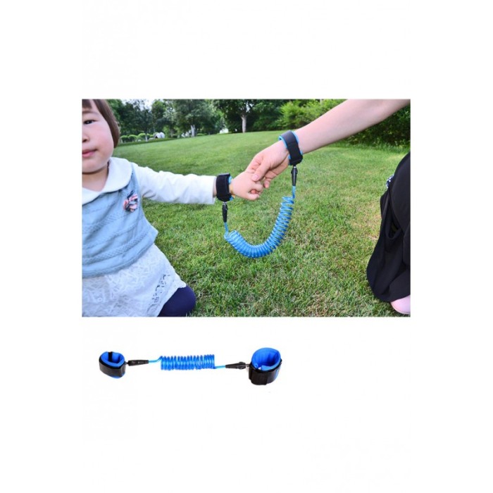 Dispozitiv anti pierdere pentru copii SafeBracelet,albastru/negru, 165 cm [3]