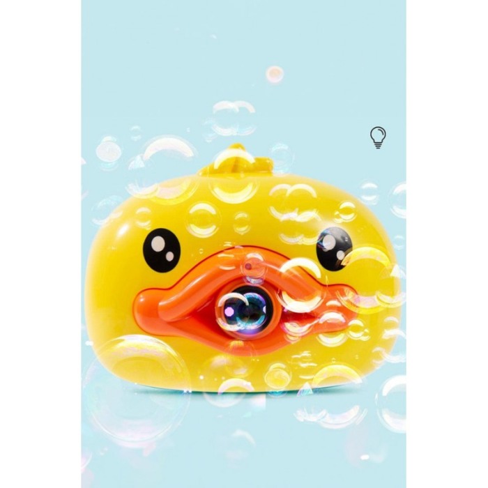 Dispozitiv de facut baloane BubbleDuck, functioneaza cu baterii, efecte sonore si luminoase, galben, Doty®️ [4]