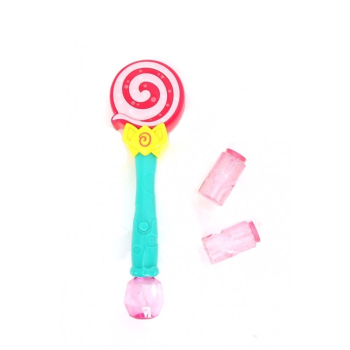 Dispozitiv de facut baloane BubbleLollipop, efecte sonore, 2 rezerve cu solutie incluse, multicolor, Doty®️ [3]