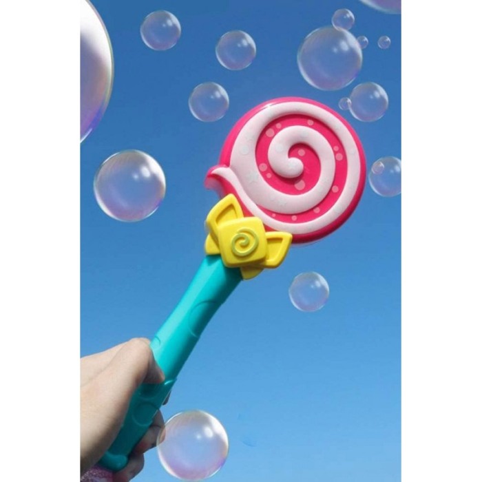 Dispozitiv de facut baloane BubbleLollipop, efecte sonore, 2 rezerve cu solutie incluse, multicolor, Doty®️ [6]