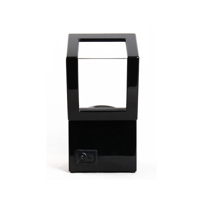 Dispozitiv de intors Ceasurile Automatice Watch Winder 2+0 Doty®, aspect lucios, piele ecologica interioara, negru [4]