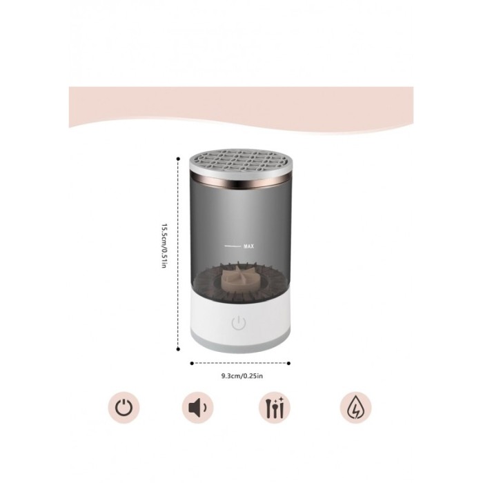 Dispozitiv electric pentru curatarea si uscarea pensulelor de machiaj Clean&Beauty Doty®, USB inclus [3]
