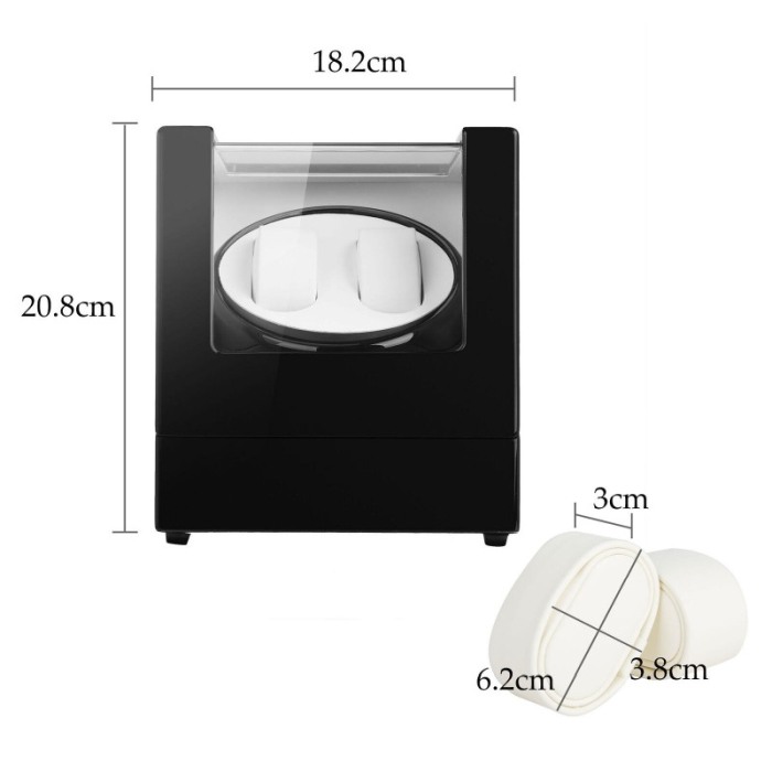 Dispozitiv Intoarcere Ceasuri Automatice Watch Winder 2+0 Negru [3]