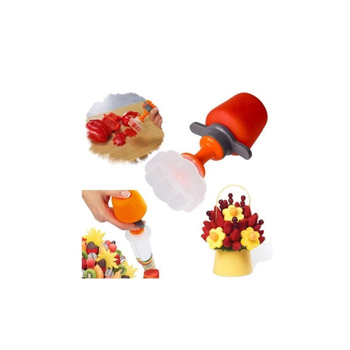 Dispozitiv MagicCut, 6 forme, pentru taierea fructelor si legumelor in forme decorative, Doty® [7]