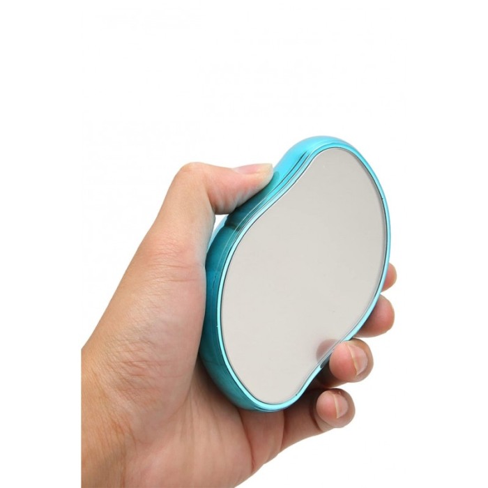 Dispozitiv manual de epilat SilkSkin Doty®, pentru indepartarea parului si exfoliere, fara durere, albastru [8]