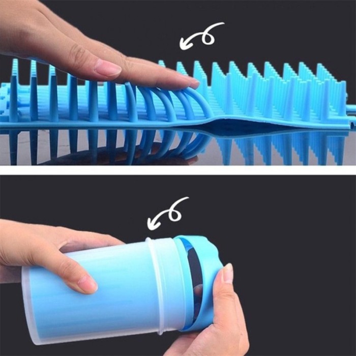 Dispozitiv pentru curatare labute animale, masura S, bleu, Doty [5]