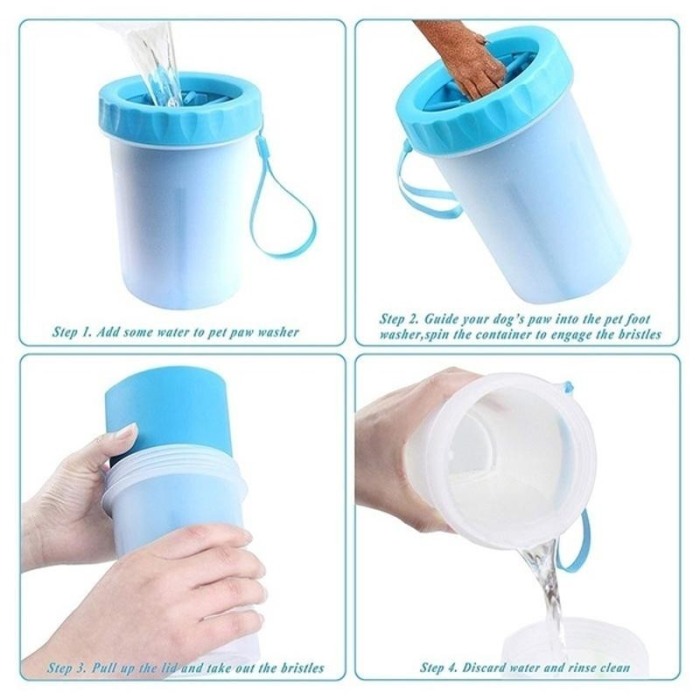 Dispozitiv pentru curatare labute animale, masura S, bleu, Doty [4]