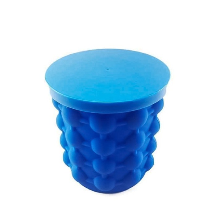 Dispozitiv pentru gheata Smart Ice Cube , tip frapiera,120 de cuburi, 14x13 cm, albastru [2]