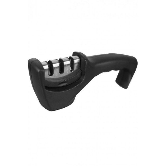 Dispozitiv SmartKnife De Ascutit Cutite In 3 Etape, 3 pietre, negru,  20x4,6x7,5 cm, Doty [1]