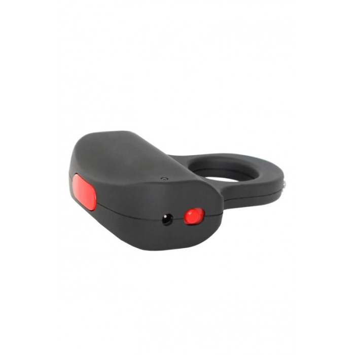 Dispozitiv tip inel de autoaparare ElectroRing Doty®, cu electrosoc, compact, 7x6 cm, reincarcabil, USB inclus, negru [5]