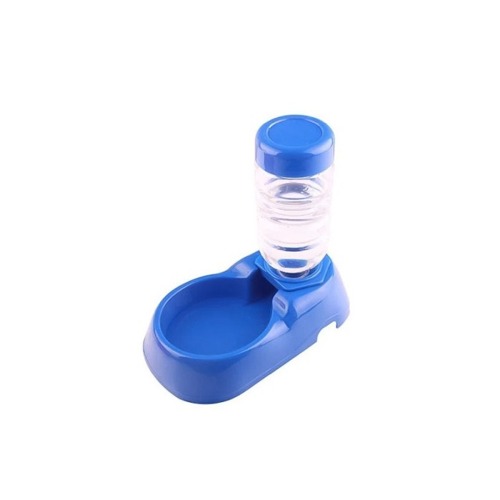 Dozator de apa automat pentru animalele de companie PetsBottle, detasabil, castron inclus, 260 ml, albastru, Doty®️ [4]