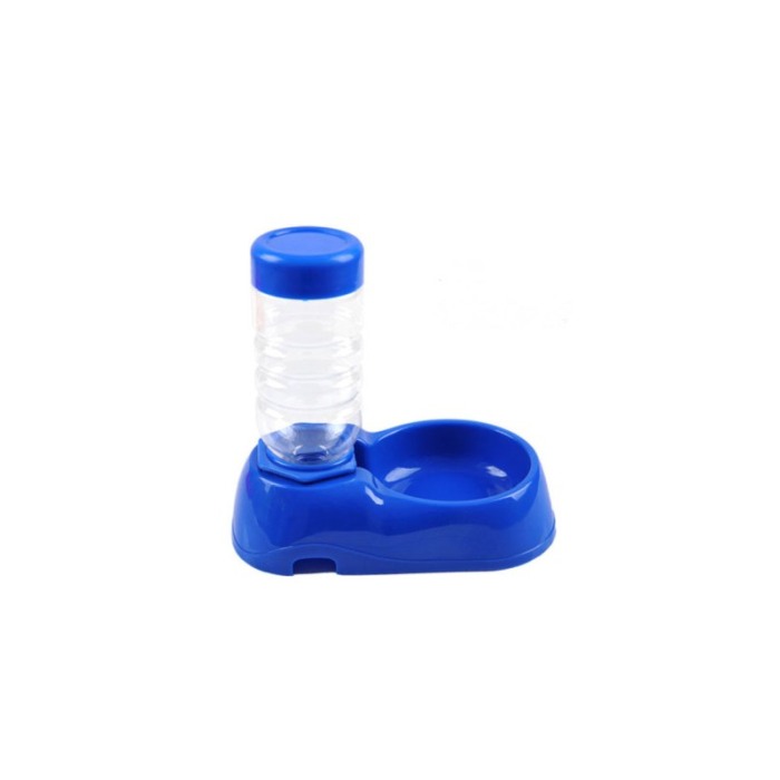 Dozator de apa automat pentru animalele de companie PetsBottle, detasabil, castron inclus, 260 ml, albastru, Doty®️ [1]
