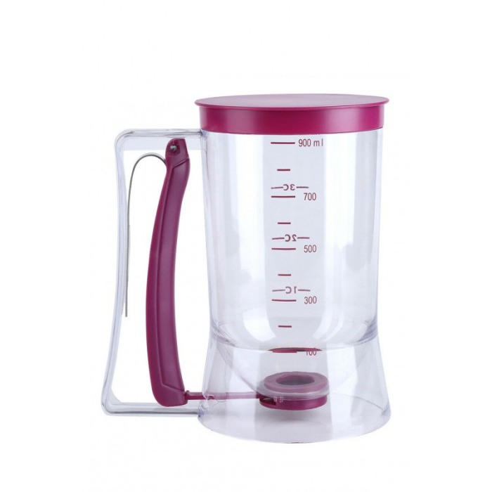 Dozator gradat pentru aluat Batter Chef, 900 ml, usor de utilizat, practic, usor de folosit si curatat, manual, mov, Doty [1]