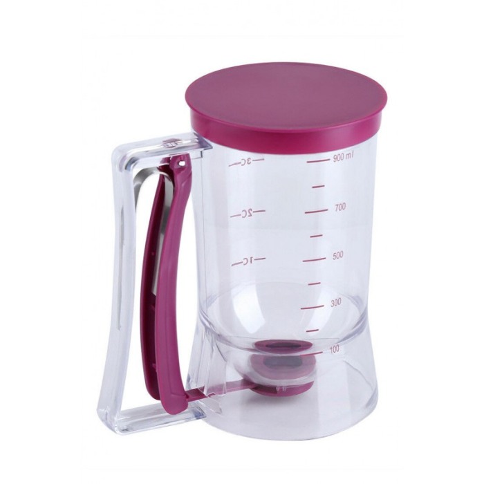 Dozator gradat pentru aluat Batter Chef, 900 ml, usor de utilizat, practic, usor de folosit si curatat, manual, mov, Doty [6]