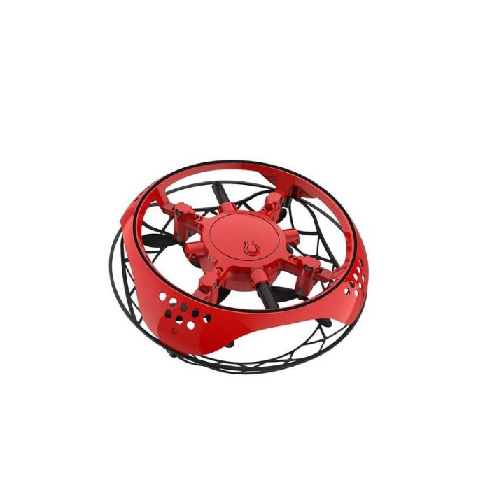 Drona de jucarie Induction RedDrone, control prin gesturi, anti coliziune, design minimalist, rosu [3]
