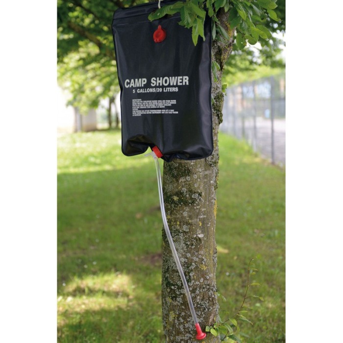 Dus solar pentru camping PortableShower,20 l, incalzire solara,negru [2]