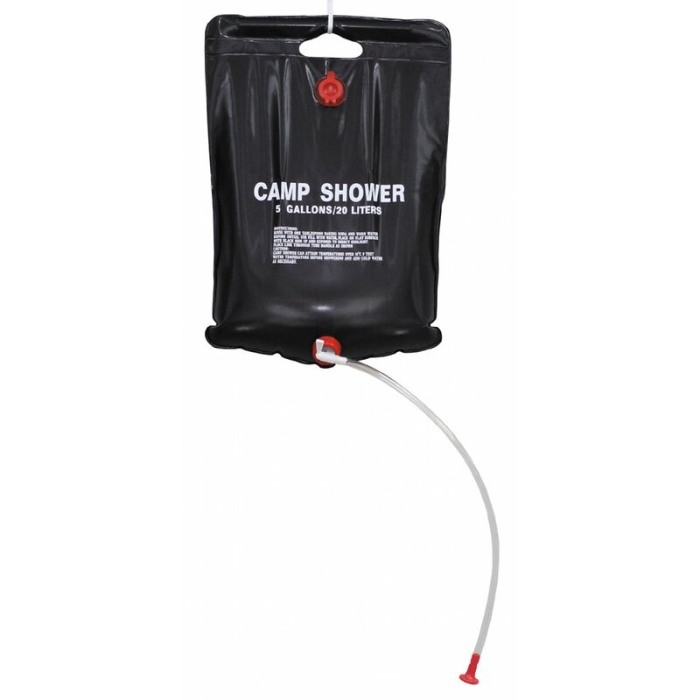 Dus solar pentru camping PortableShower,20 l, incalzire solara,negru [4]