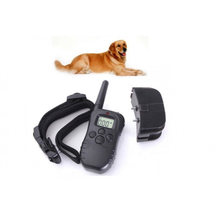 Echipament dresaj First Paw format din zgarda cu vibratii si electrosoc, telecomanda , baterii incluse,distanta pana la 300 m,ec [7]