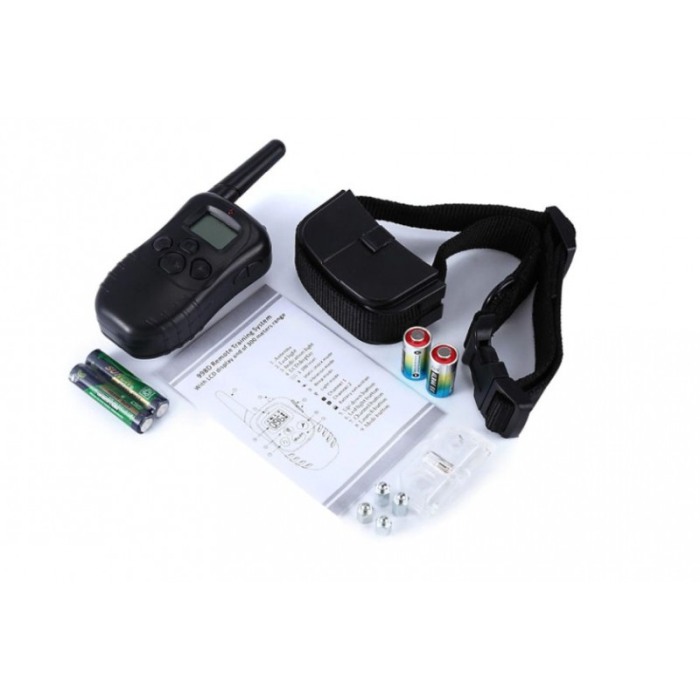 Echipament dresaj First Paw format din zgarda cu vibratii si electrosoc, telecomanda , baterii incluse,distanta pana la 300 m,ec [5]