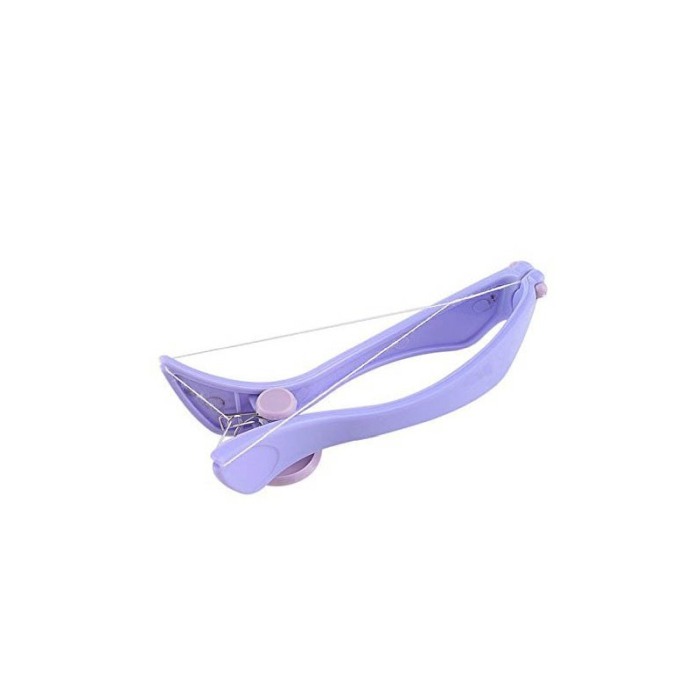 Epilator facial modern cu ata din bumbac, usor si practic, fara durere, rezerve incluse, mov, Doty®️ [7]