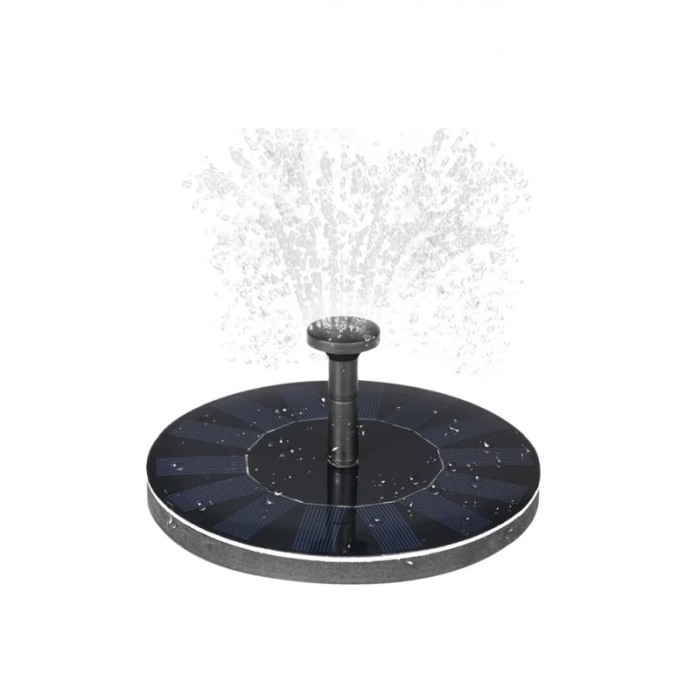 Fantana Arteziana SolWaterShow, pentru iaz, piscina sau gradina,cu incarcare solara, accesorii incluse, 16 cm , negru [2]