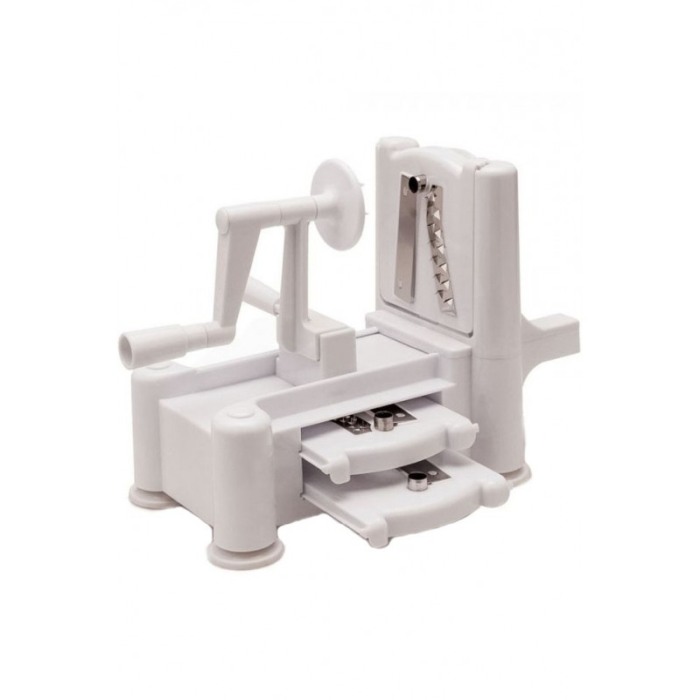 Feliator legume manual si spiralizator legume si fructe SuperSlicer cu 3 lame, Doty [2]