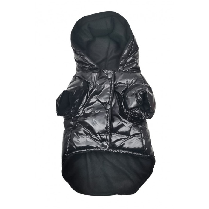 Geaca calduroasa Nero Jacket Doty® pentru caini de talie mica, captusita, impermeabila, picioruse/gluga, marime L, negru [2]