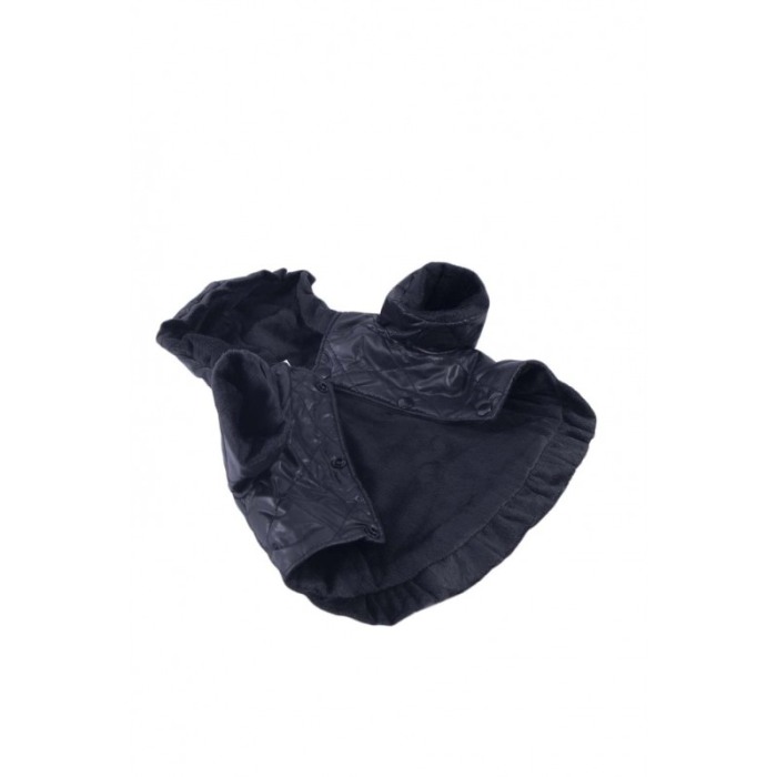 Geaca calduroasa pentru catei de talie mica, marime 10/S ,eleganta si confortabila,material moale,design modern,negru,Doty [4]