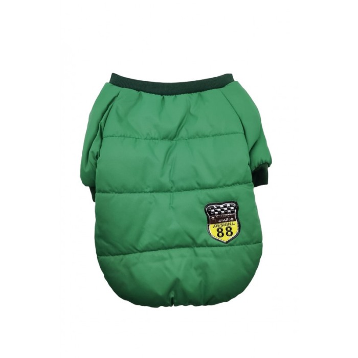 Geaca calduroasa Thomas Jacket Doty® pentru caini de talie mica, captusita, impermeabila, cu capse, marime M, Verde [5]