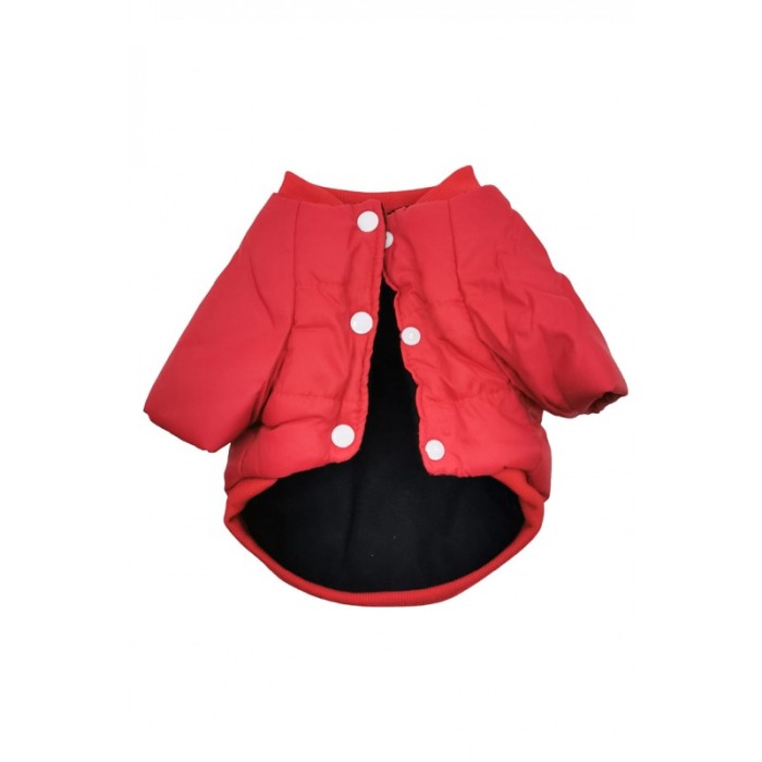 Geaca calduroasa Thomas Jacket Doty® pentru caini de talie mica, captusita, impermeabila, marime L, rosu [5]