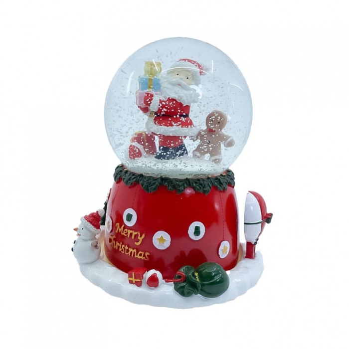 Glob decorativ de zapada Santa's Gifts, efecte sonore,rotativ, baterii incluse,17x15 cm , multicolor, [1]