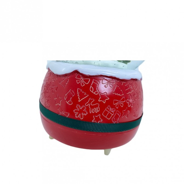 Glob decorativ de zapada Snowman's House, efecte sonore, 16x10 cm , multicolor [5]