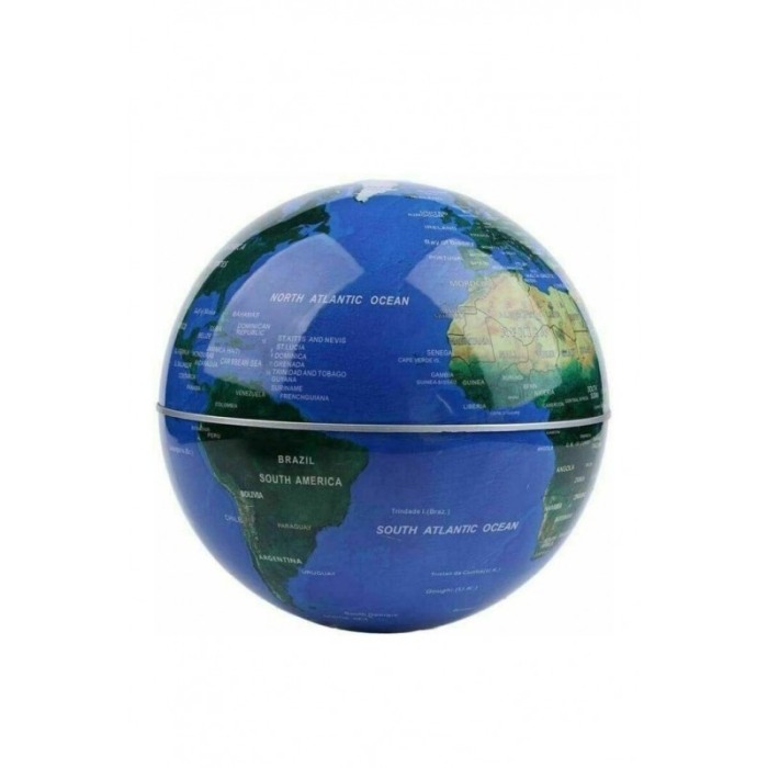 Glob pamantesc MyPlanet ,magnetic si plutitor, se roteste, decoratiune, iluminare LED ,design realist si modern,stativ rotund,19 [5]