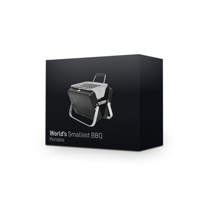 Gratar portabil Mini Barbeque, usor de utilizat, 18 × 6 × 15,5 cm, negru [3]