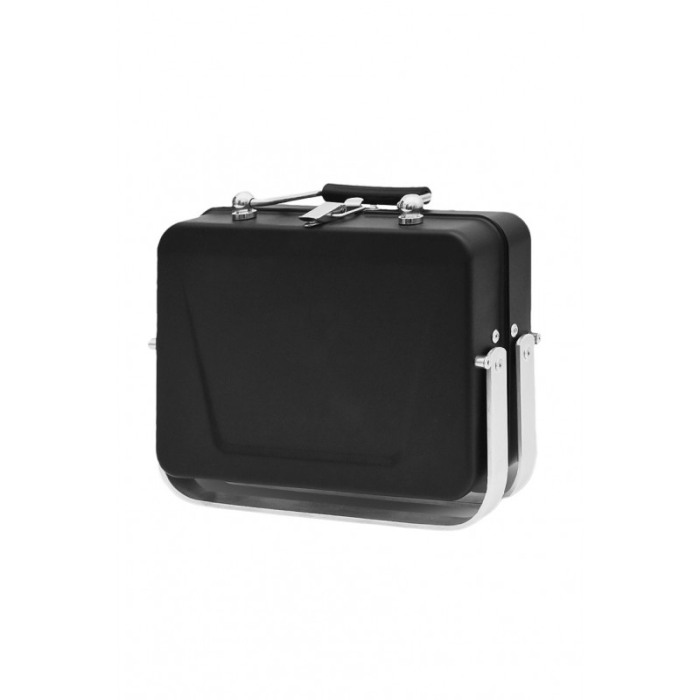 Gratar portabil Mini Barbeque, usor de utilizat, 18 × 6 × 15,5 cm, negru [5]