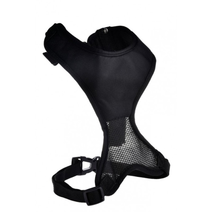 Ham 2 in 1 Cooper Harness, cu lesa retractabila, pentru caini de talie mica, lesa 150 cm, reglabila,rezistenta 5-15 kg, negru,do [4]