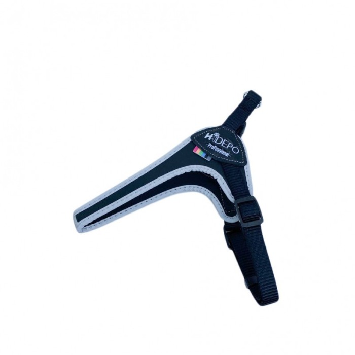 Ham pentru animale de companie Jax's , talie mica , 40 cm , design minimalist,banda reflectorizanta, negru [5]