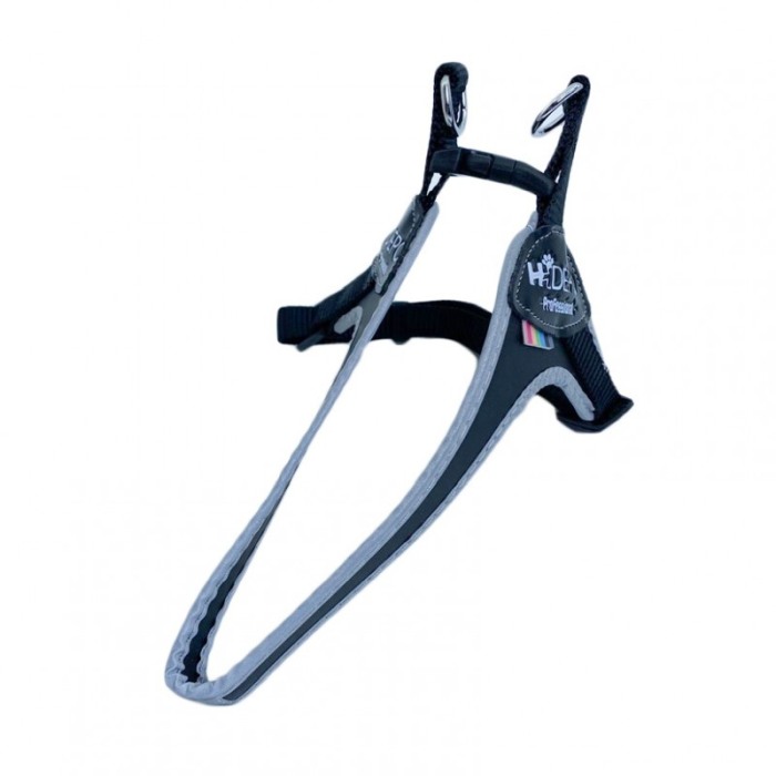 Ham pentru animale de companie Jax's , talie mica , 40 cm , design minimalist,banda reflectorizanta, negru [1]