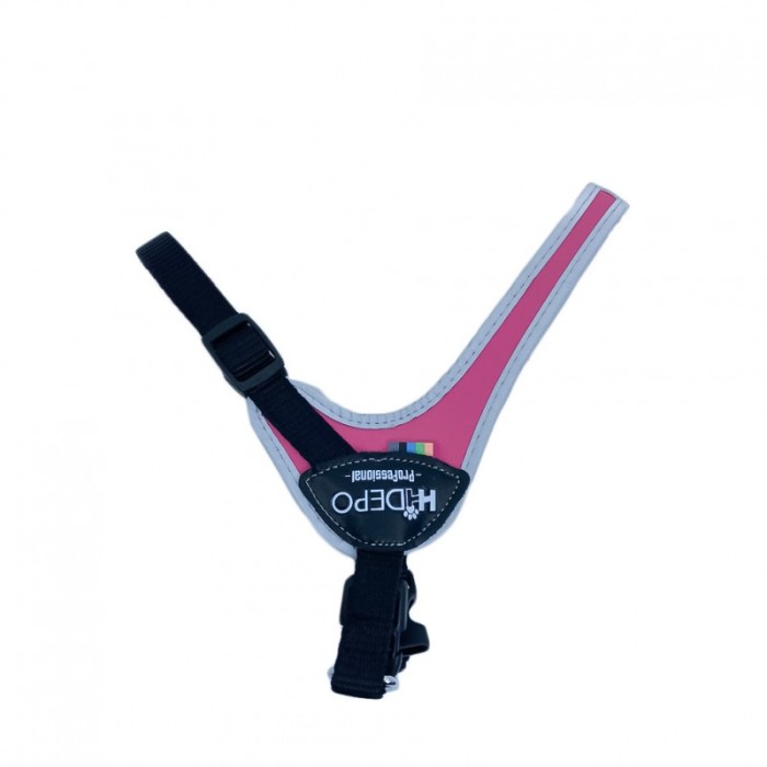 Ham pentru animale de companie Jax's , talie mica , 40 cm , design minimalist,banda reflectorizanta, roz [4]