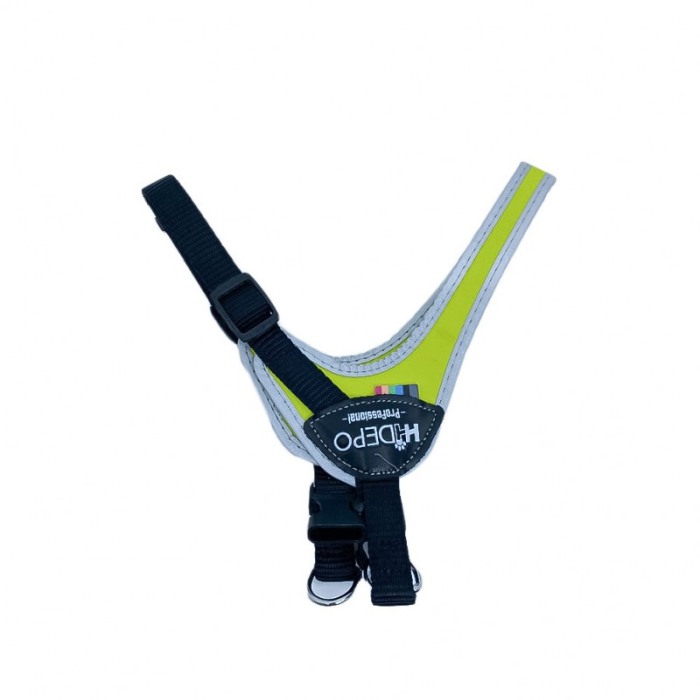 Ham pentru animale de companie Jax's , talie mica , 40 cm , design minimalist,banda reflectorizanta, verde lime [4]