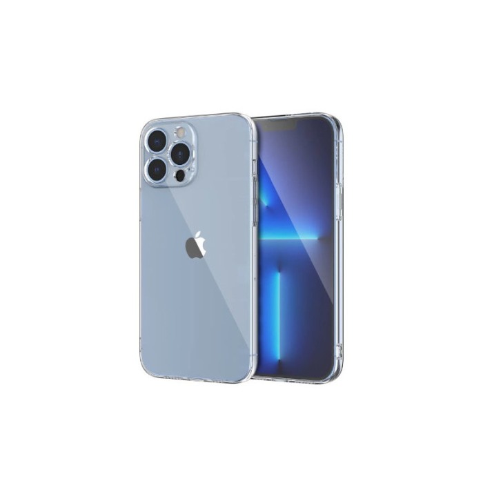 Husa compatibila cu iPhone 14 Pro Max 6.7 inch, decupaje precise, transparenta, Liquid Silicone [3]