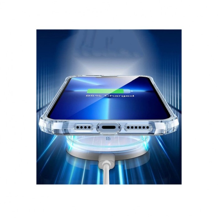 Husa compatibila cu iPhone 14 Pro Max 6.7 inch, decupaje precise, transparenta, Liquid Silicone [5]