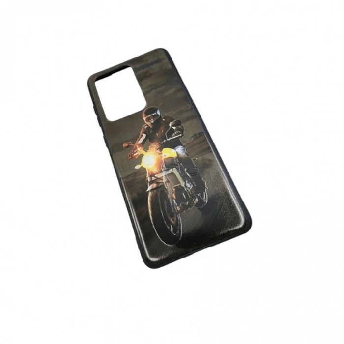 Husa compatibila cu Samsung Galaxy S20 Plus MotorStyle, 6.7 inch, liquid silicone, design imprimat, multicolor [3]
