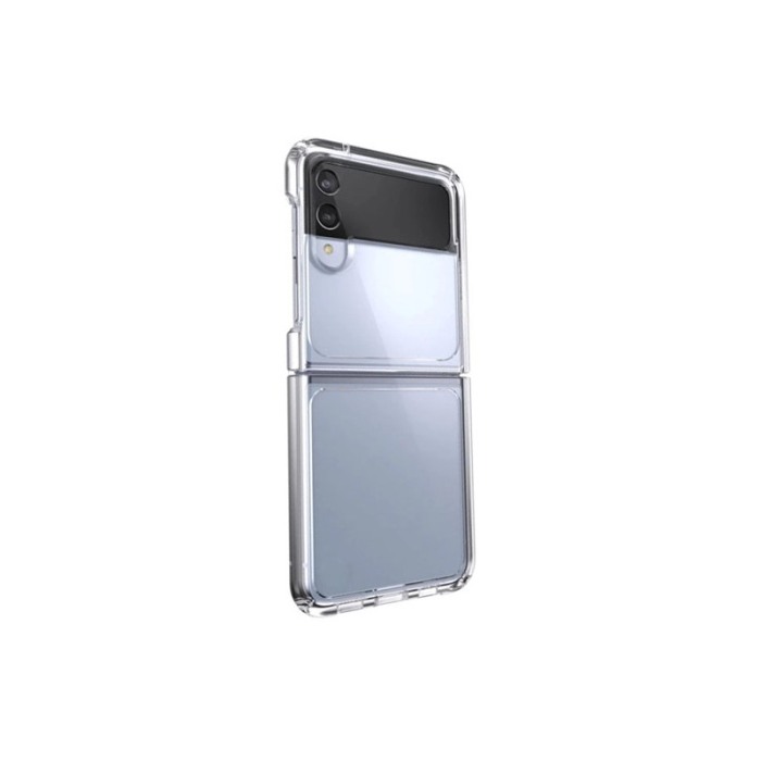 Husa compatibila cu Samsung Z FLip 4, crystal clear, anti soc, protectie dubla, transparent [2]