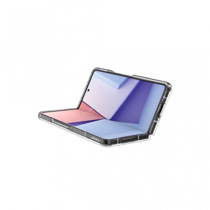 Husa compatibila cu Samsung Z Fold 4, crystal clear, anti soc cu perne de aer, silicon dur, transparenta [5]