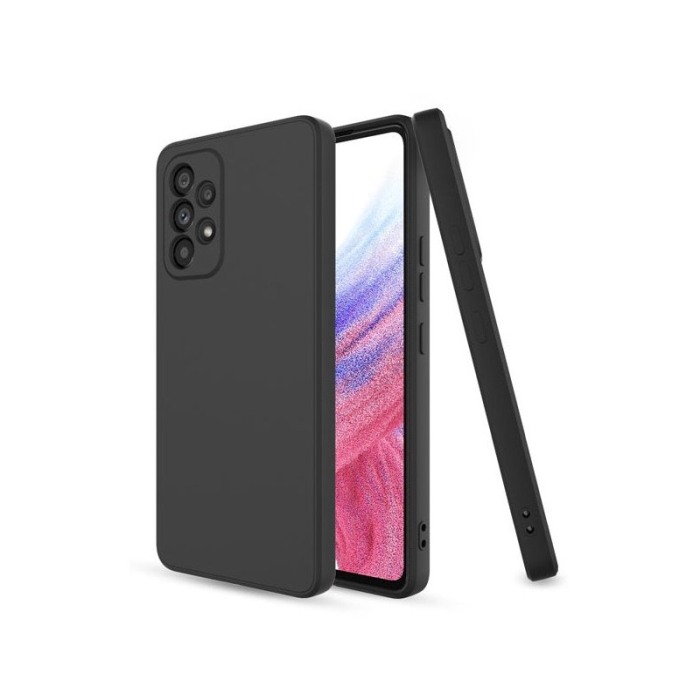 Husa din silicon compatbila cu Samsung Galaxy A53 5G, decupaje precise, material flexibil, negru [4]