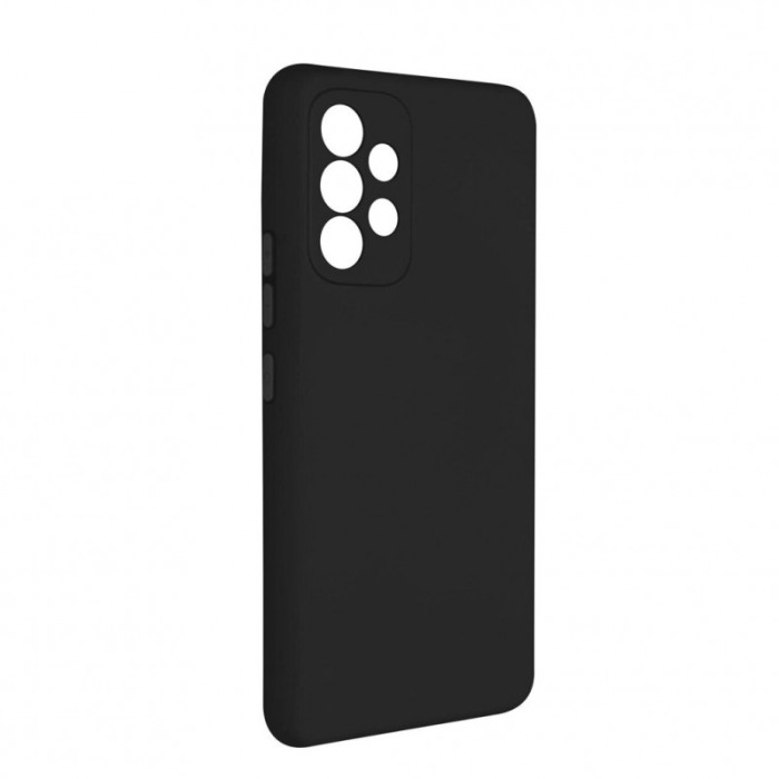 Husa din silicon compatbila cu Samsung Galaxy A73 5G, decupaje precise, material flexibil, negru [1]