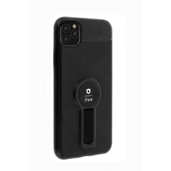 Husa iPhone 11 Pro Max , cu suport metalic si placuta stativ, Liquid Silicone, Compatibil cu iPhone 11 Pro Max 6.5 inch [1]