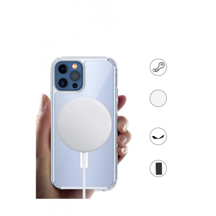 Husa iPhone 12 Pro Max  CrystalMag,magnetica,6.7 inch, transparenta [3]